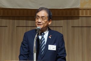 主催者ご挨拶　北海道カナダ協会　堰八会長