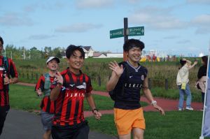 足取りもかろやかに、颯爽とRUN