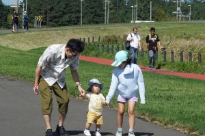 家族みんなで仲良くRUN