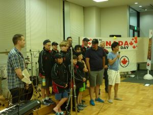 CANADAの少年アイスホッケーチームの皆さん